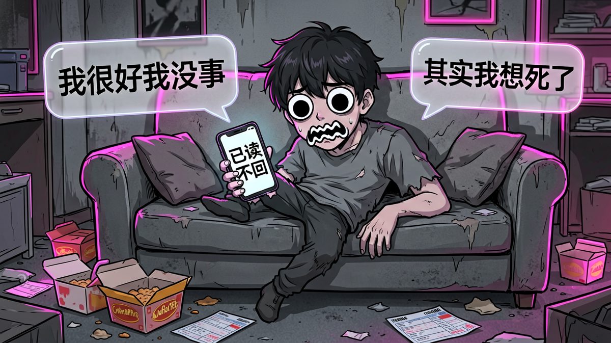 当代年轻人精神状态的自我剖析：表面风平浪静，内心早已爆炸