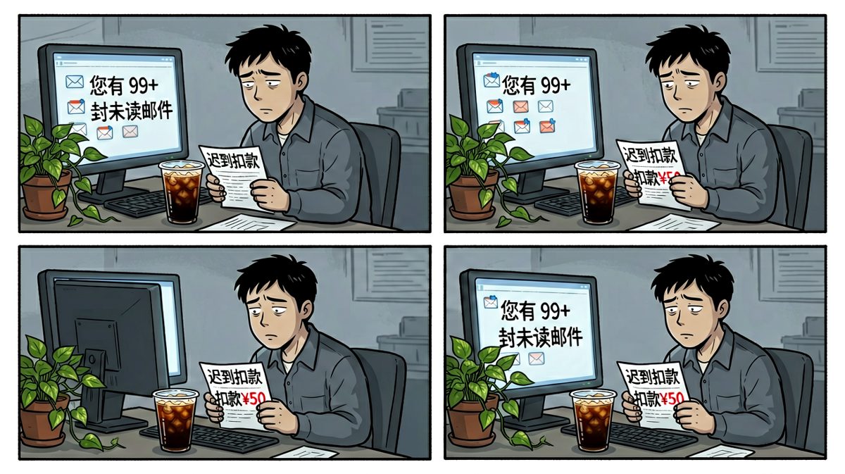 咖啡凉了，周一还长着呢
