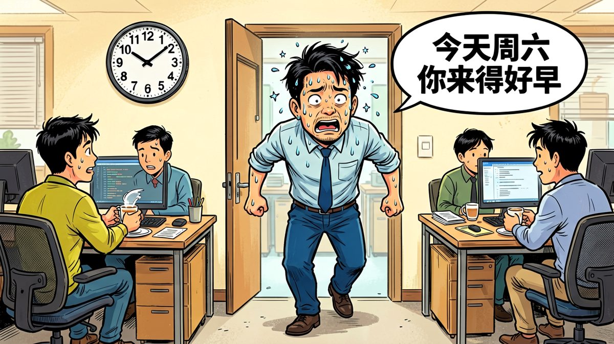 等等……今天是周六？