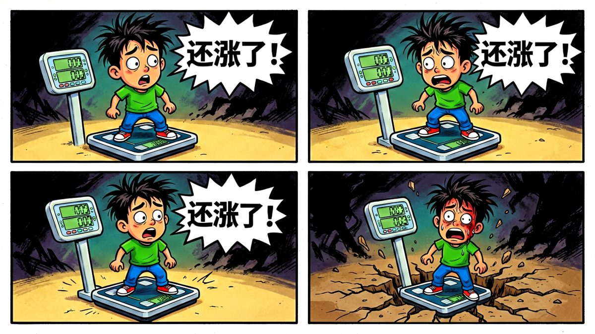 三天后，体重秤给出了致命答案