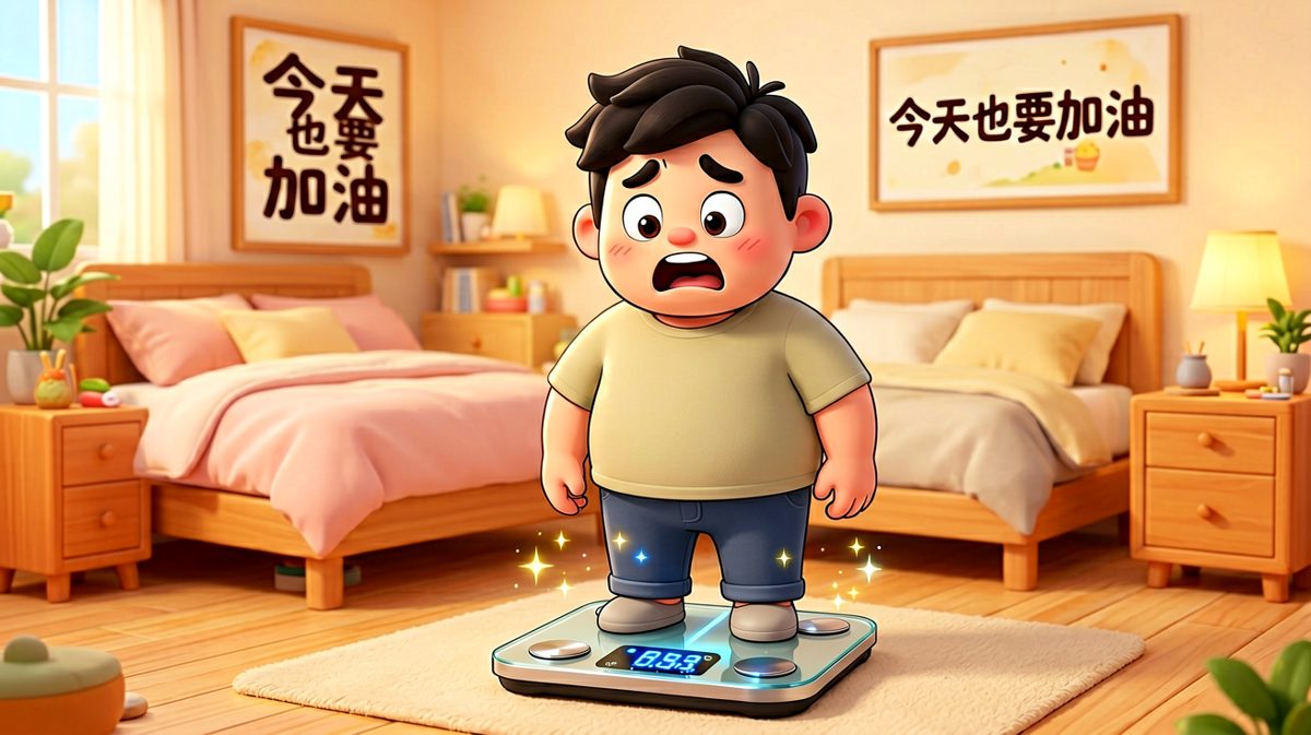 早起一称体重，心态崩了