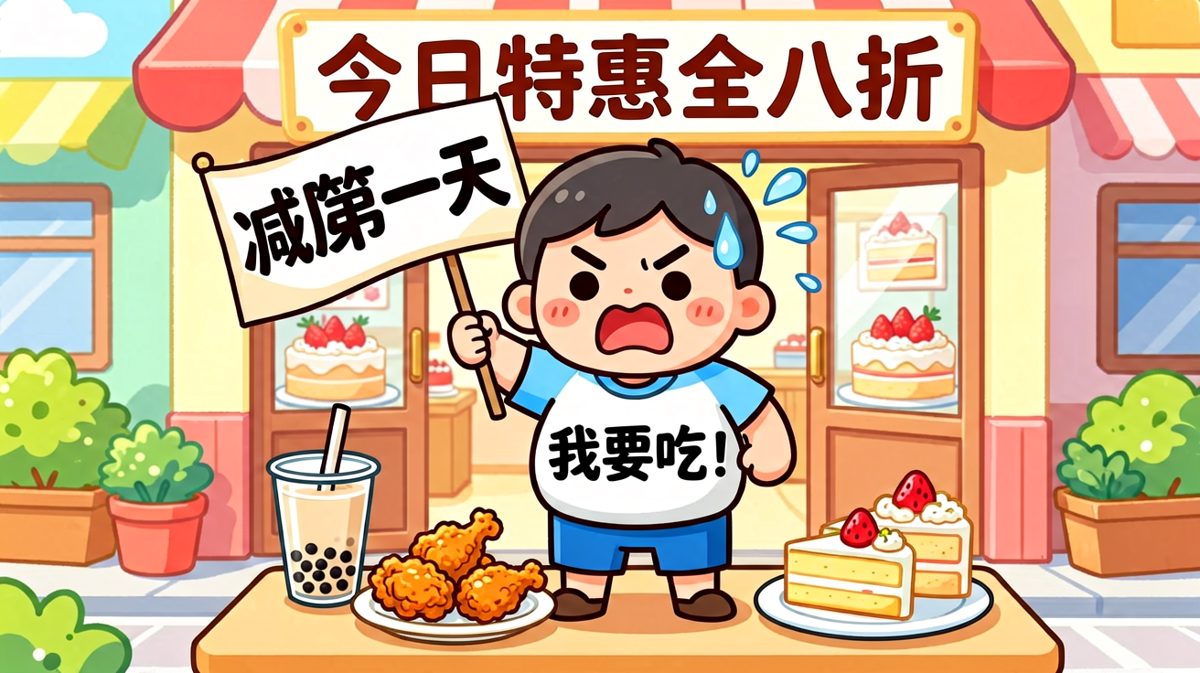 减肥这件事，从来都是明天的计划