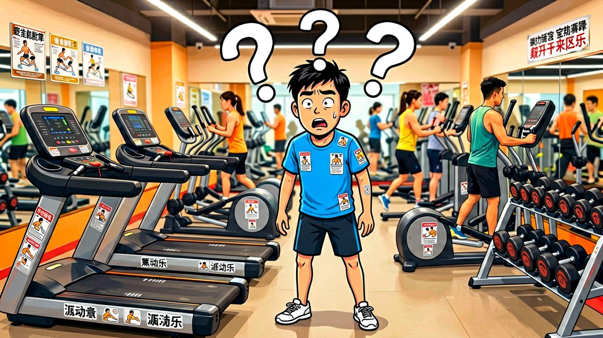 面对器材，我彻底懵了