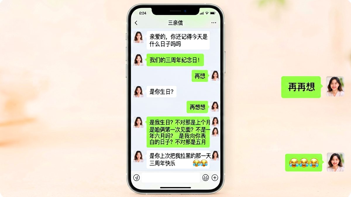 纪念日算错翻车，但结局出乎意料地甜