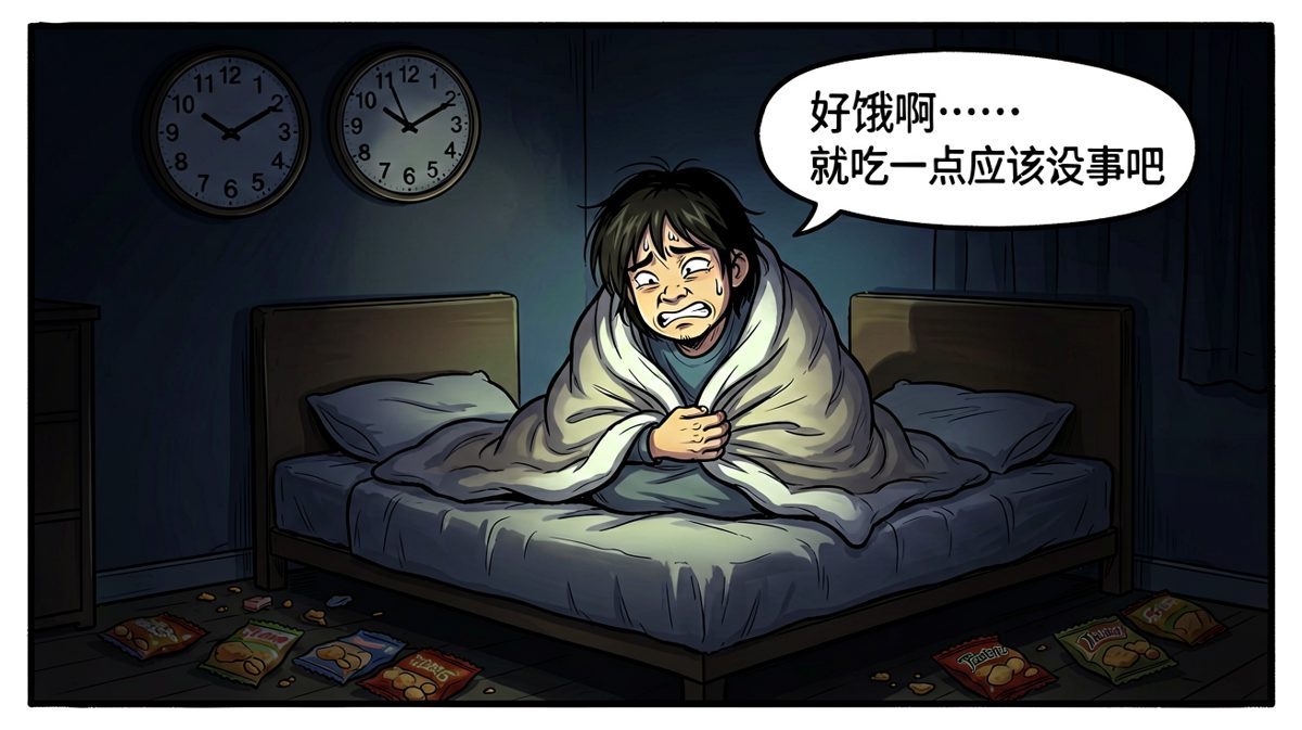 深夜两点，饿得灵魂的拷问