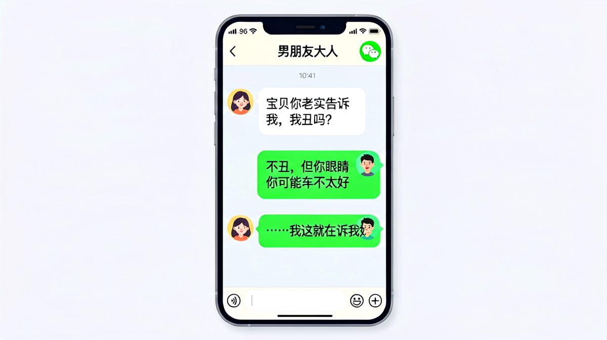 「你眼睛可能不太好」——直男求生欲翻车现场