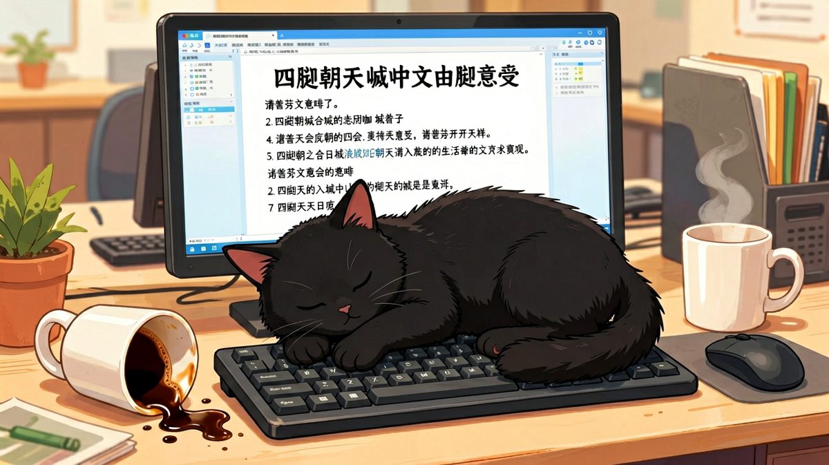 当代打工人最好的摸鱼导师：猫教会我——躺着也能产出'成果'。
