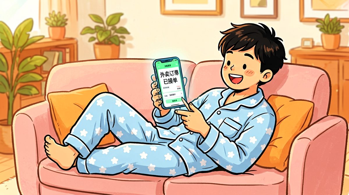 外卖刚下单，心里美滋滋