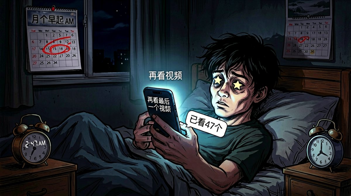 凌晨三点的电子海洛因受害者