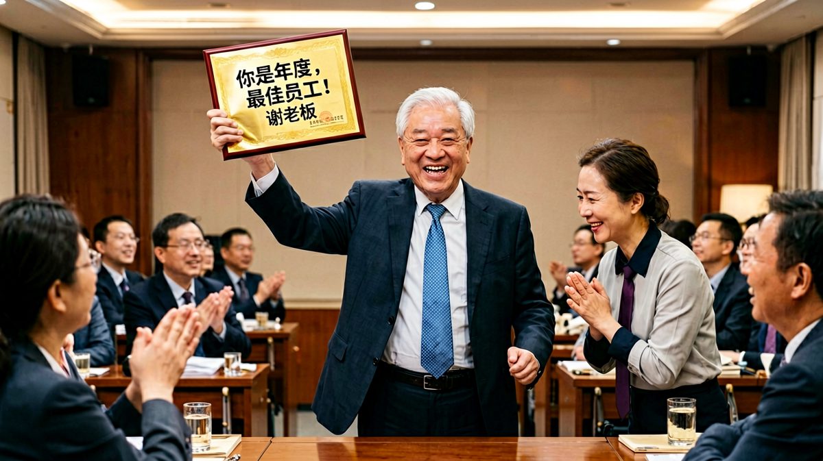 颁奖礼变翻车现场，员工实话实说老板懵圈