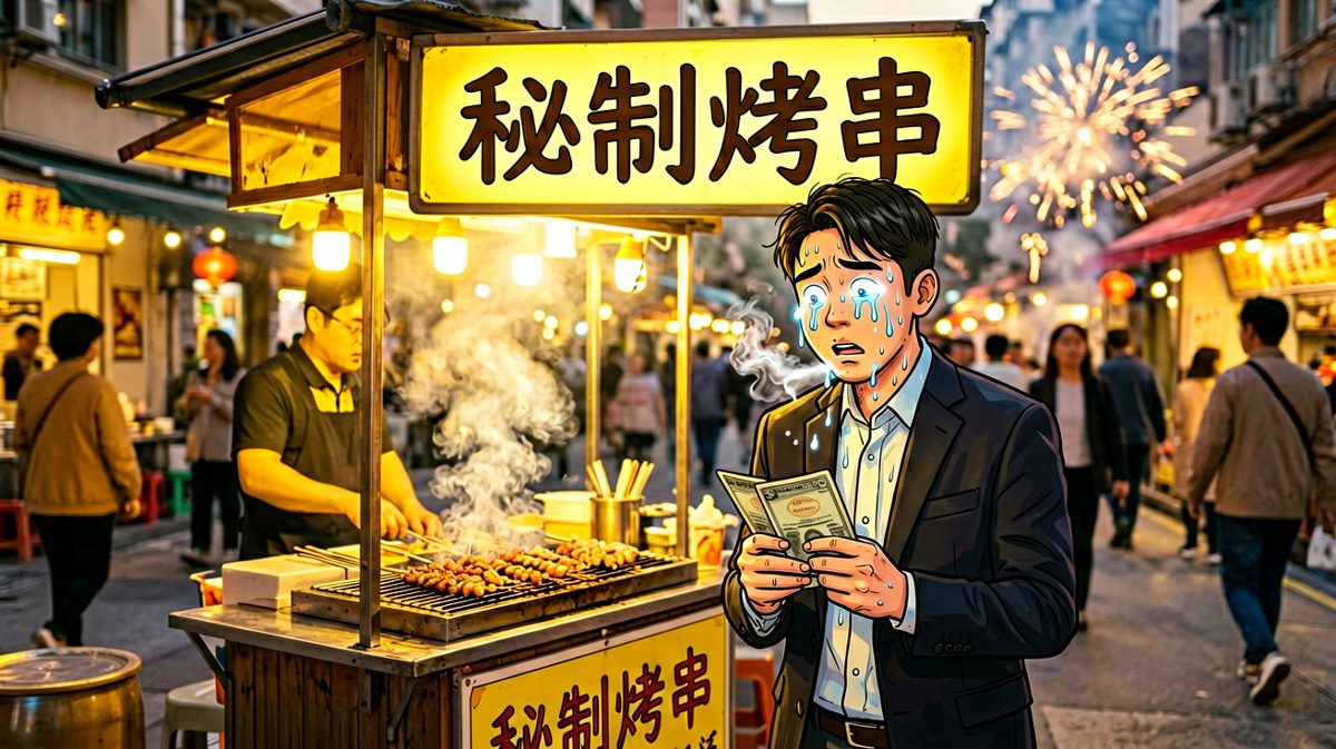 路过烧烤摊，意志力开始动摇……