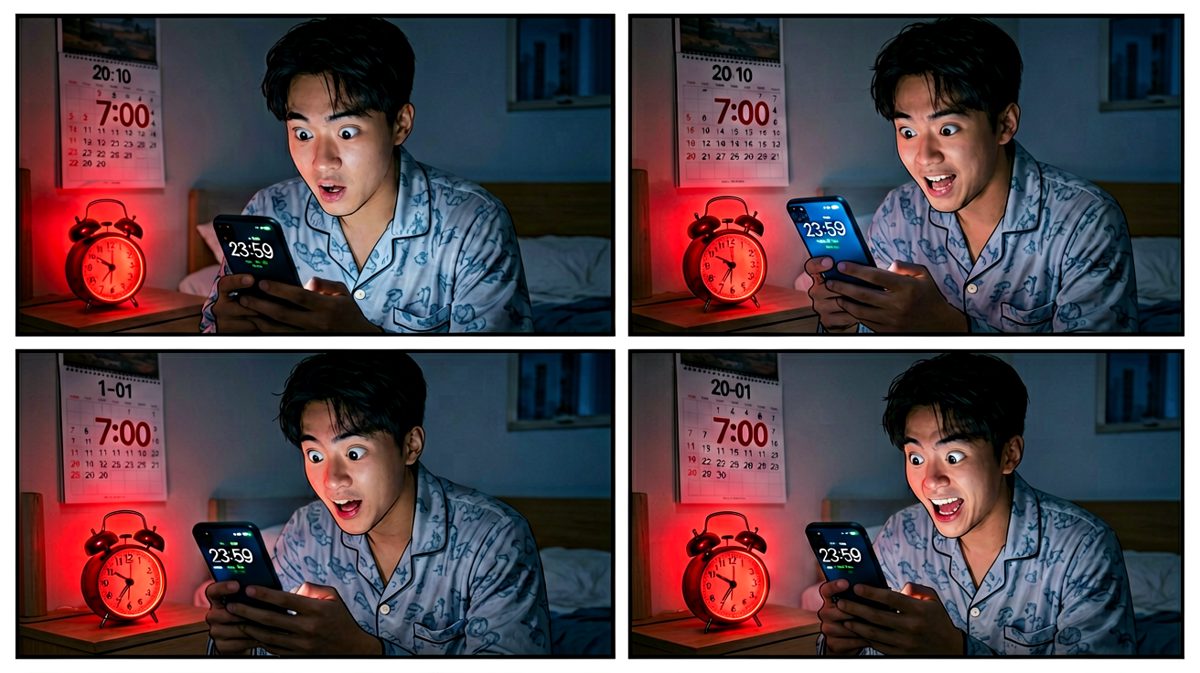 周一前的最后一夜，发誓明天一定早起