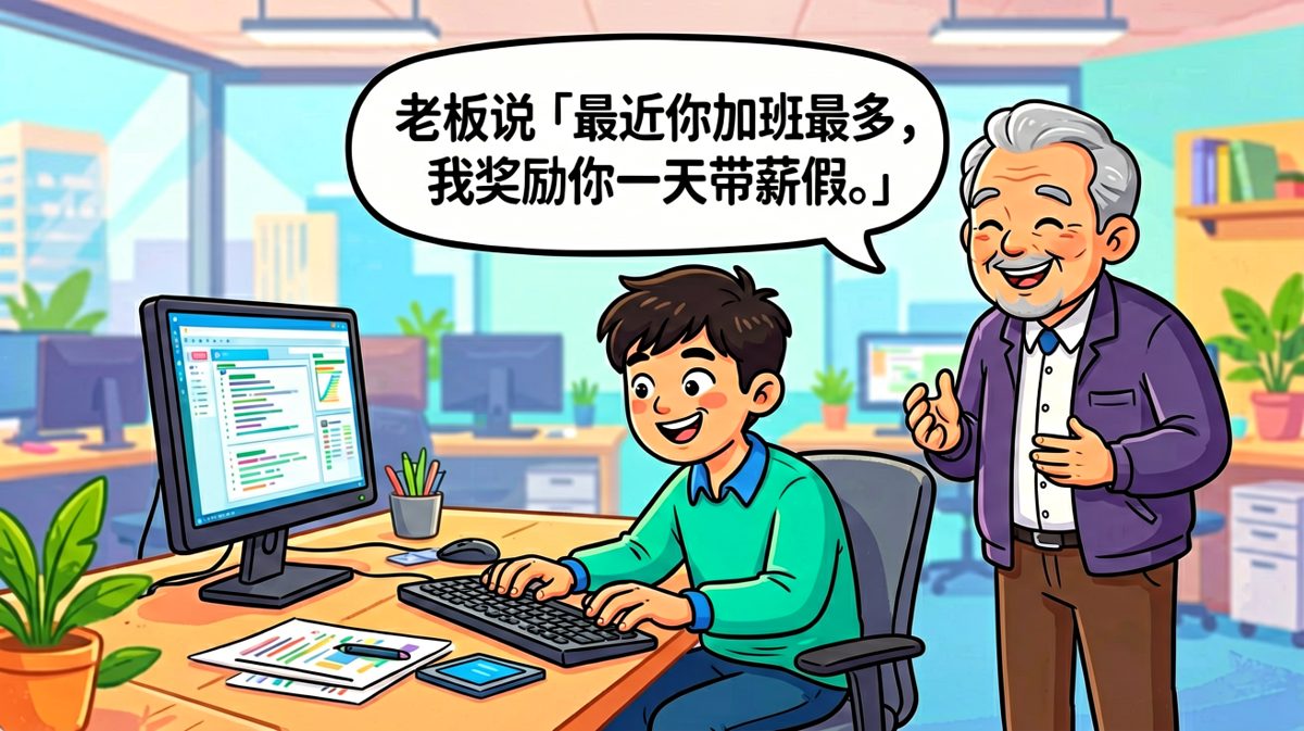 老板给出看似美好的奖励，却藏着一个反转