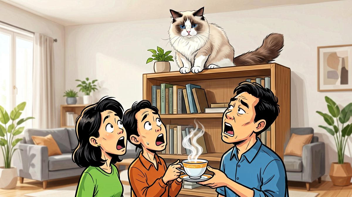 猫：此树是我栽，此路是我开，想从此处过，留下猫罐头来。