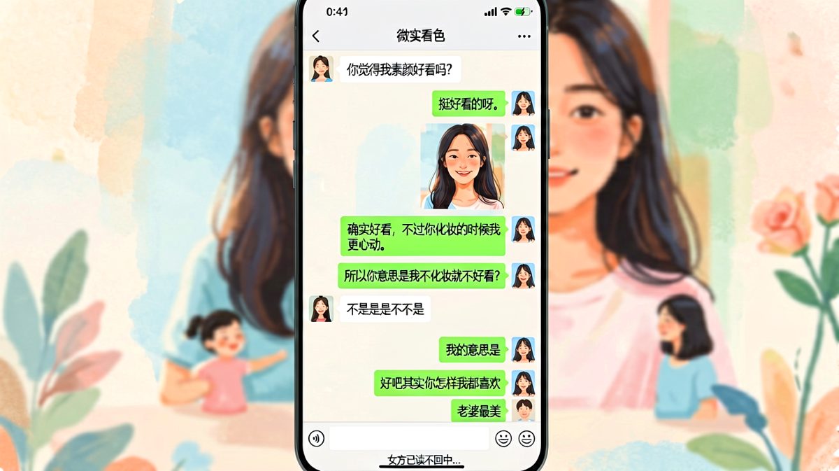 素颜好不好看？送命题连环暴击