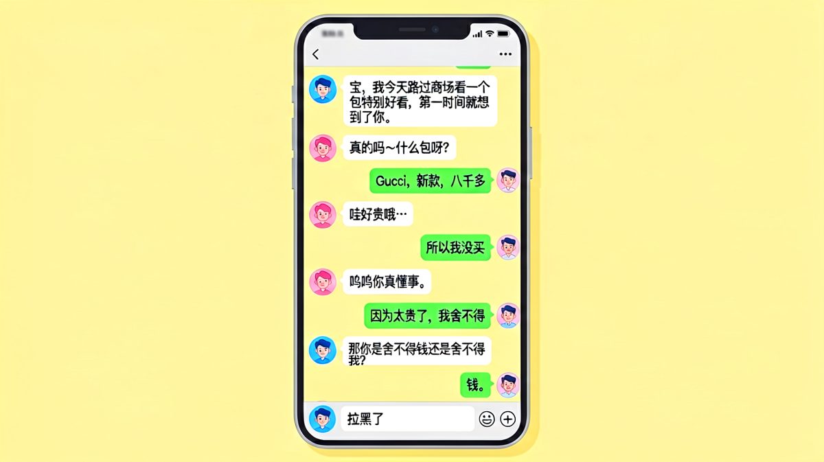 「舍不得钱是真的，舍不得你是假的」