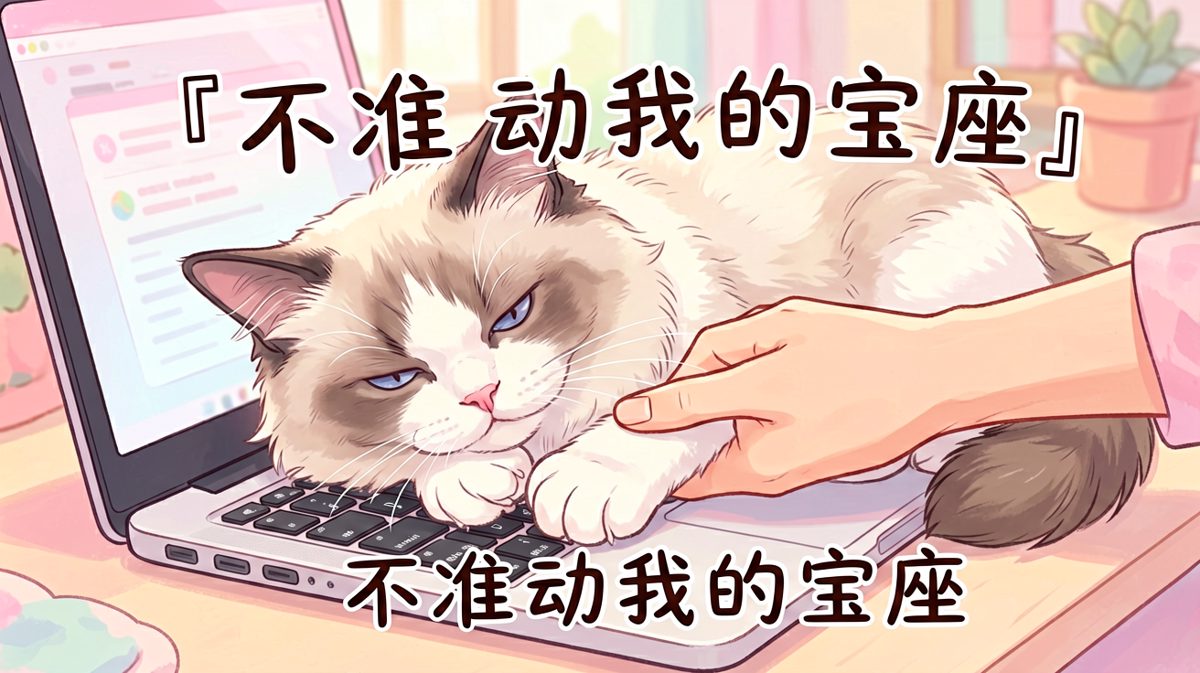 本喵在帮你工作，懂事吧？