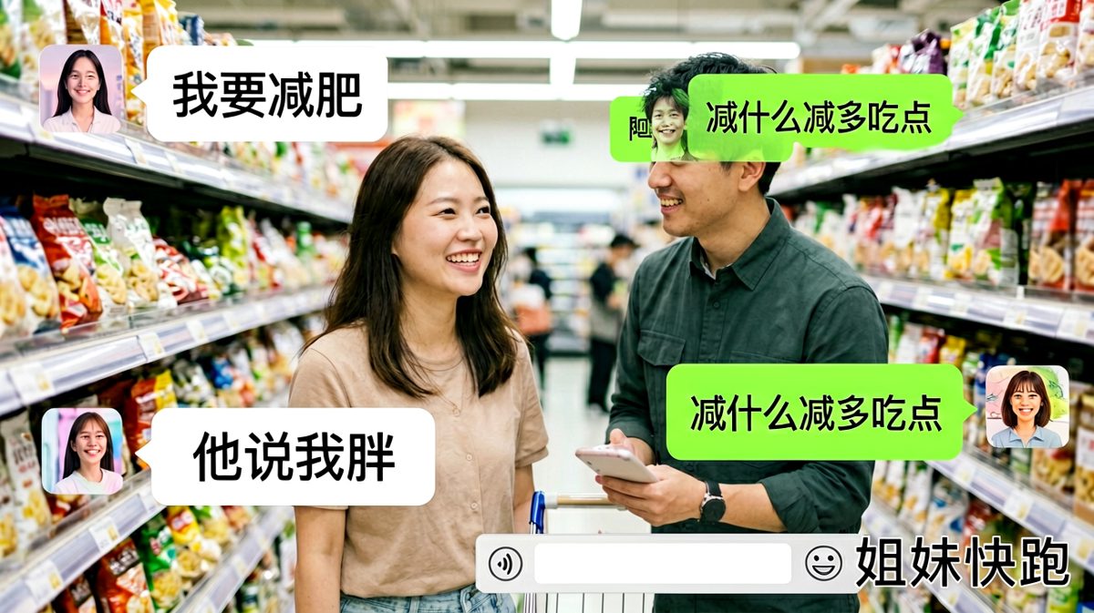 减肥的社死现场