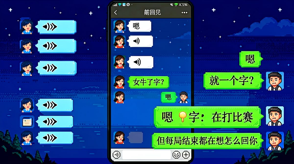 敷衍回复引发冷战危机，游戏宅男的补救宣言