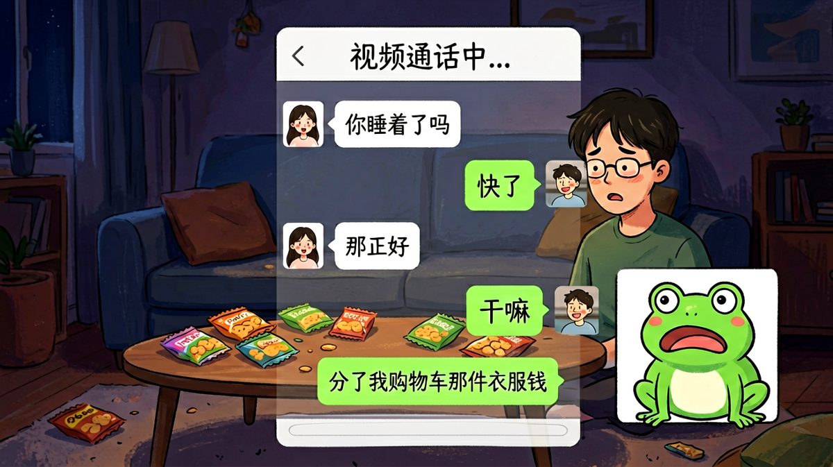 深夜视频不是想你，是来催还钱的