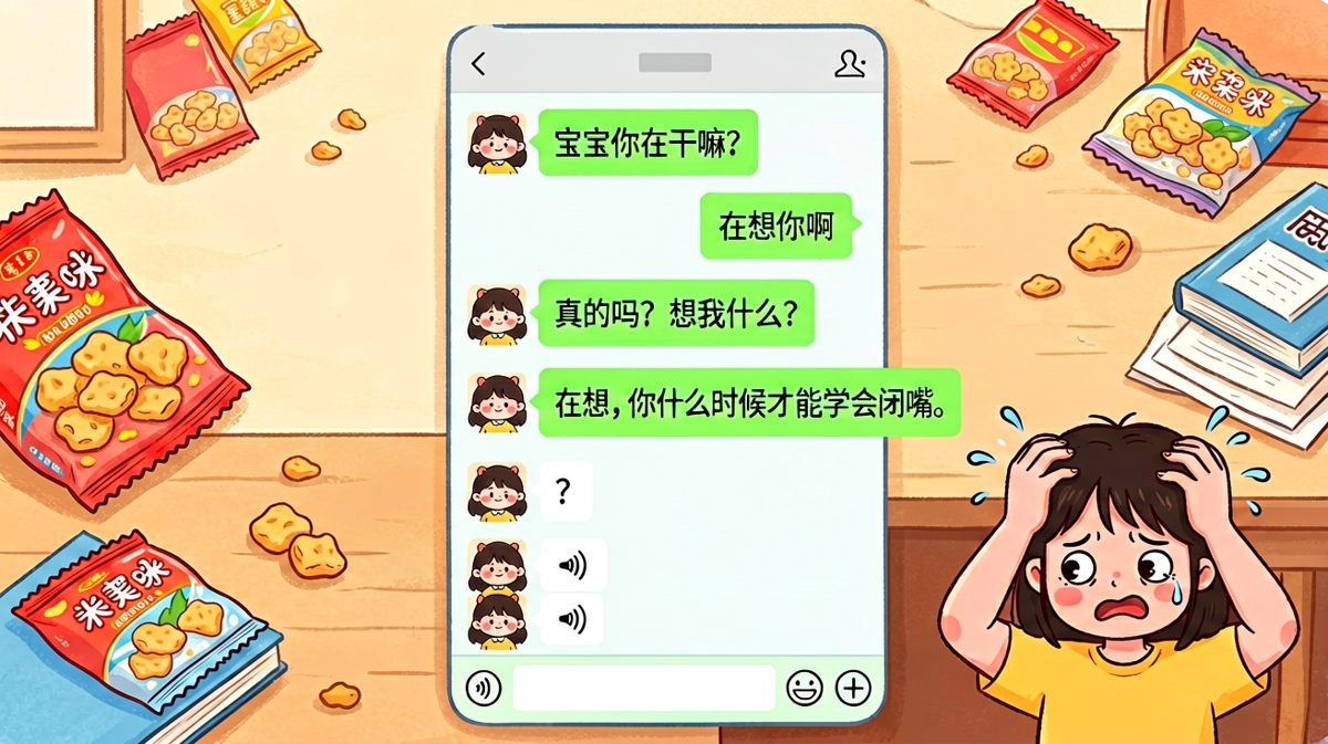 男生说「想你」之后暴露真面目的瞬间。