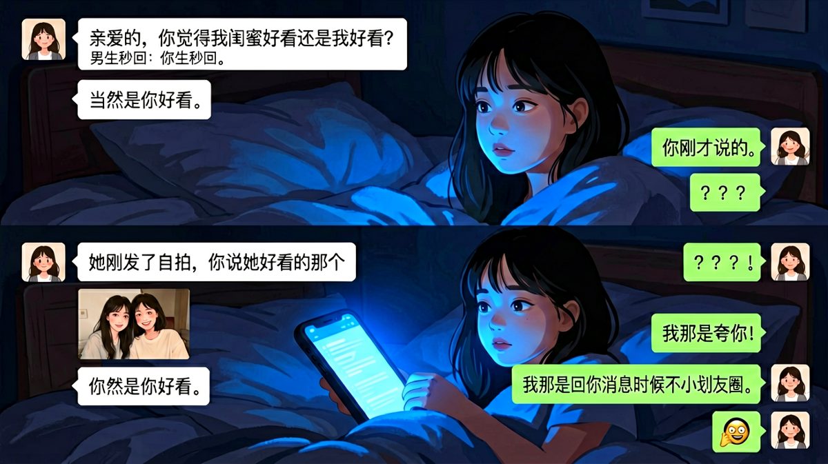 送命题从来不会缺席，只会迟到。