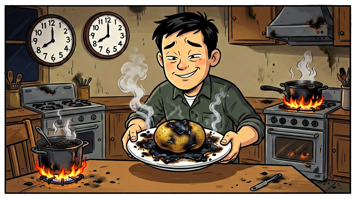 嗯……这是一道独特的……黑暗料理。