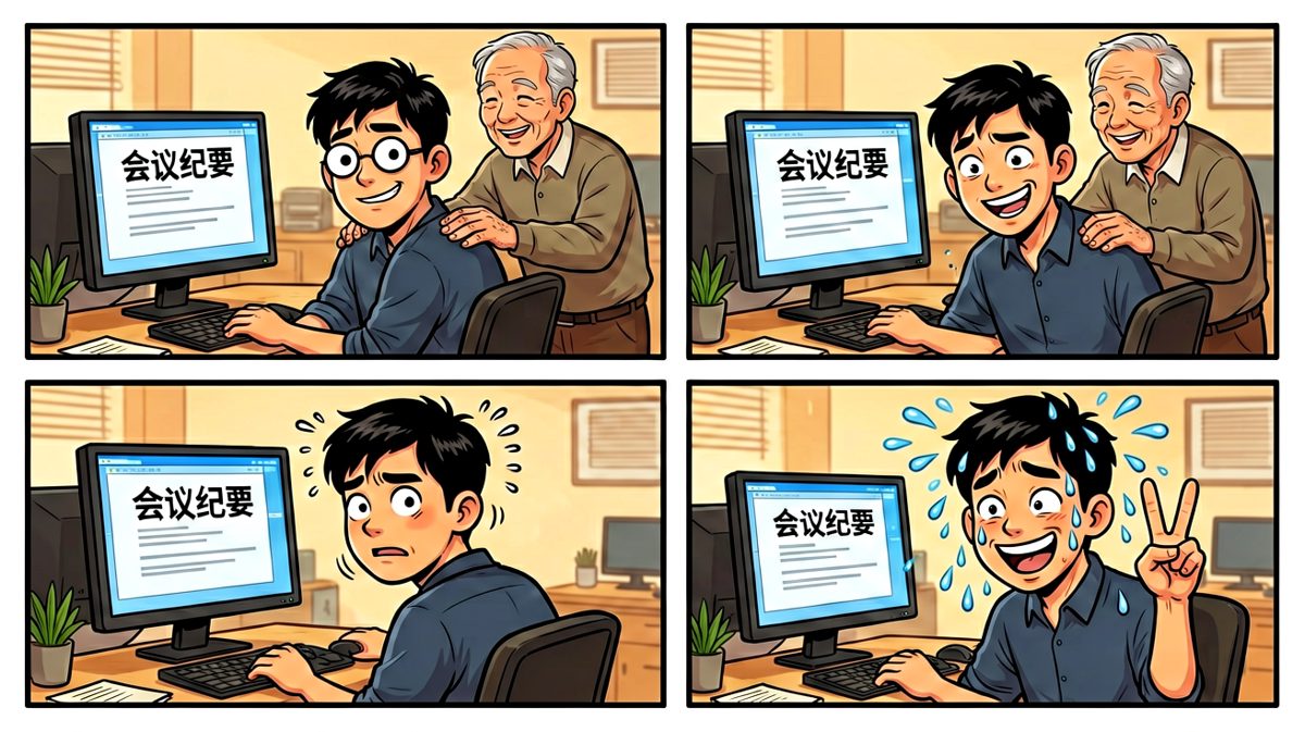 只要我笑得够甜，老板就不会发现我已灵魂出窍