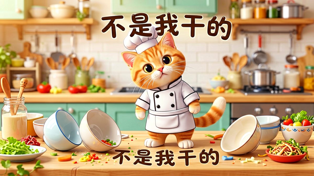 猫咪：这锅我背，但不背这锅的馊主意。