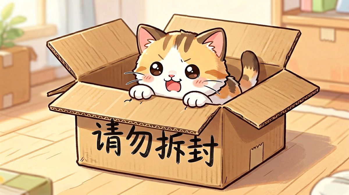 猫咪：谁买的箱子？差评！出不去了！