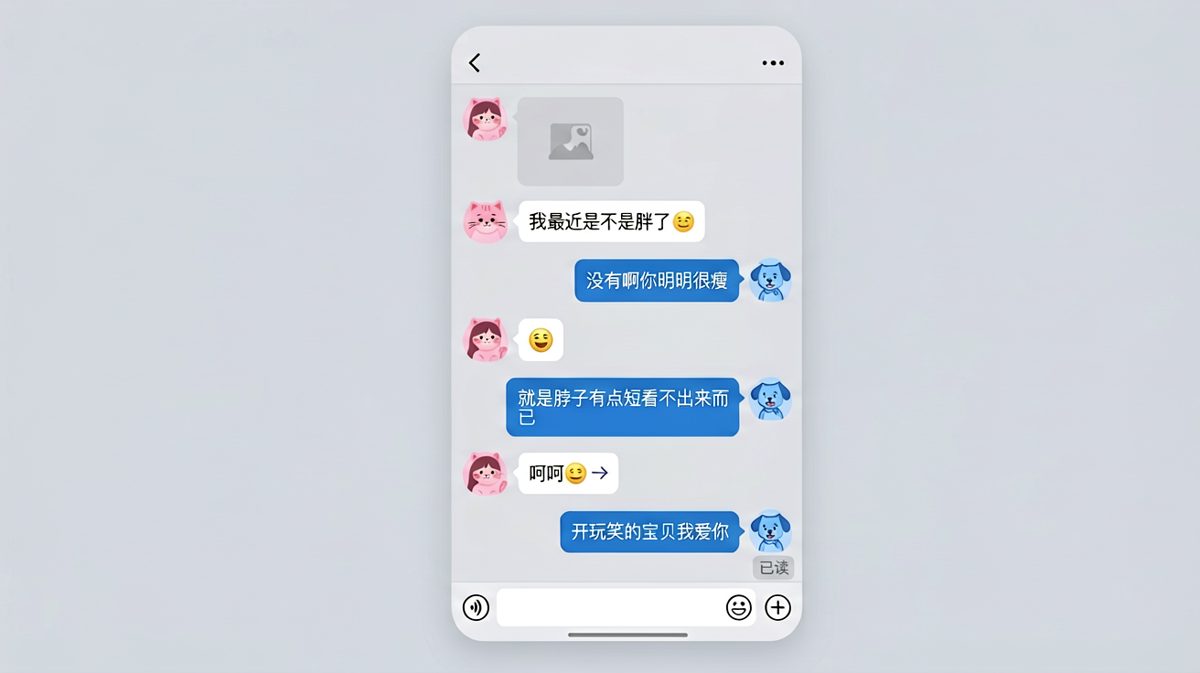夸完立刻补刀，求生欲负数