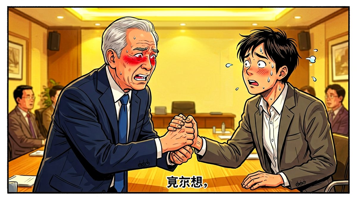 老板（眼含热泪）：你是我见过最有灵气的下属！员工：谢谢老板……但这是您今天说的第三遍了吧？