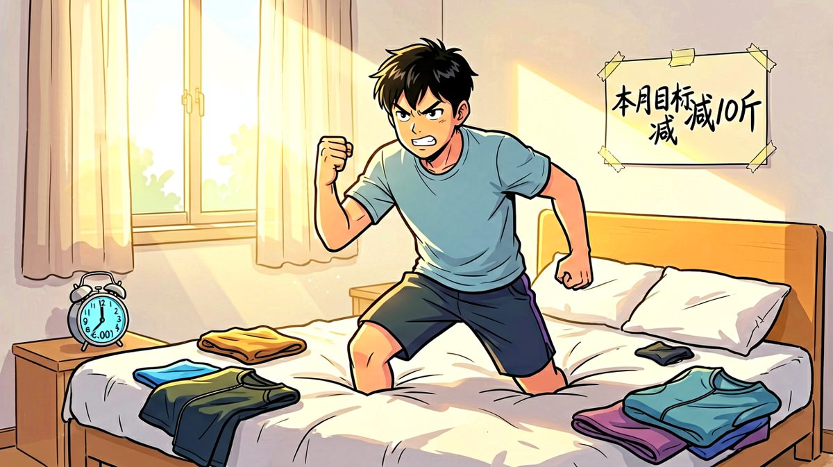 清晨六点，我发誓今天一定要瘦！