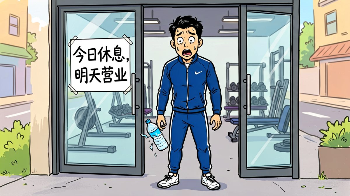 ……健身房今天休息？！