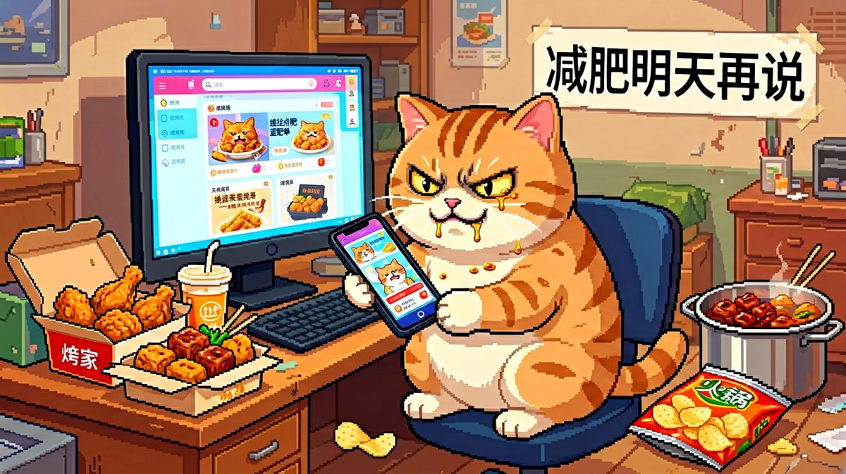 减肥？不存在的，我的胃说它准备好了随时战斗