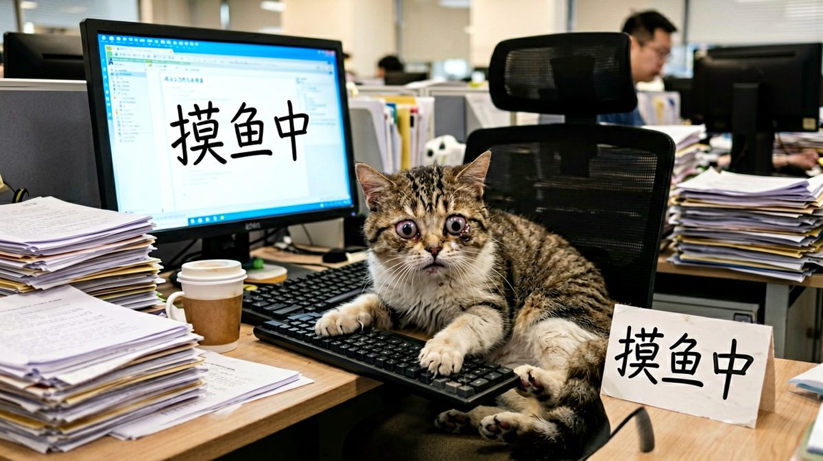 周一早晨的我，灵魂已经下班了