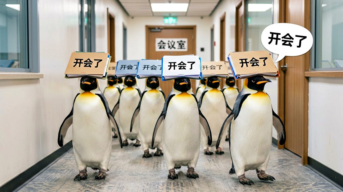 职场社畜的早晨，排队去会议室受难