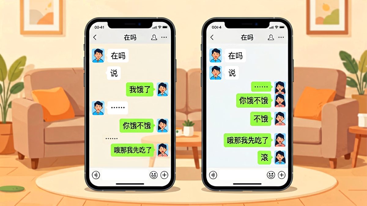 「在吗」之后最让人窒息的两个字：我饿了。