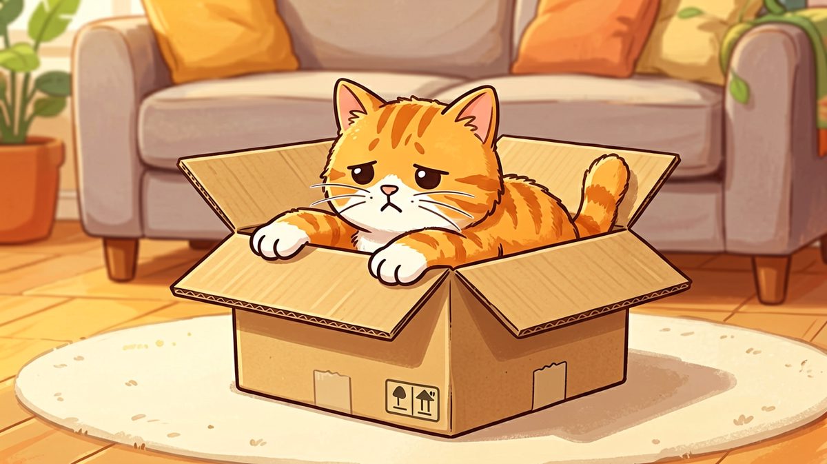 只要箱子够小，猫就可以变成任何形状