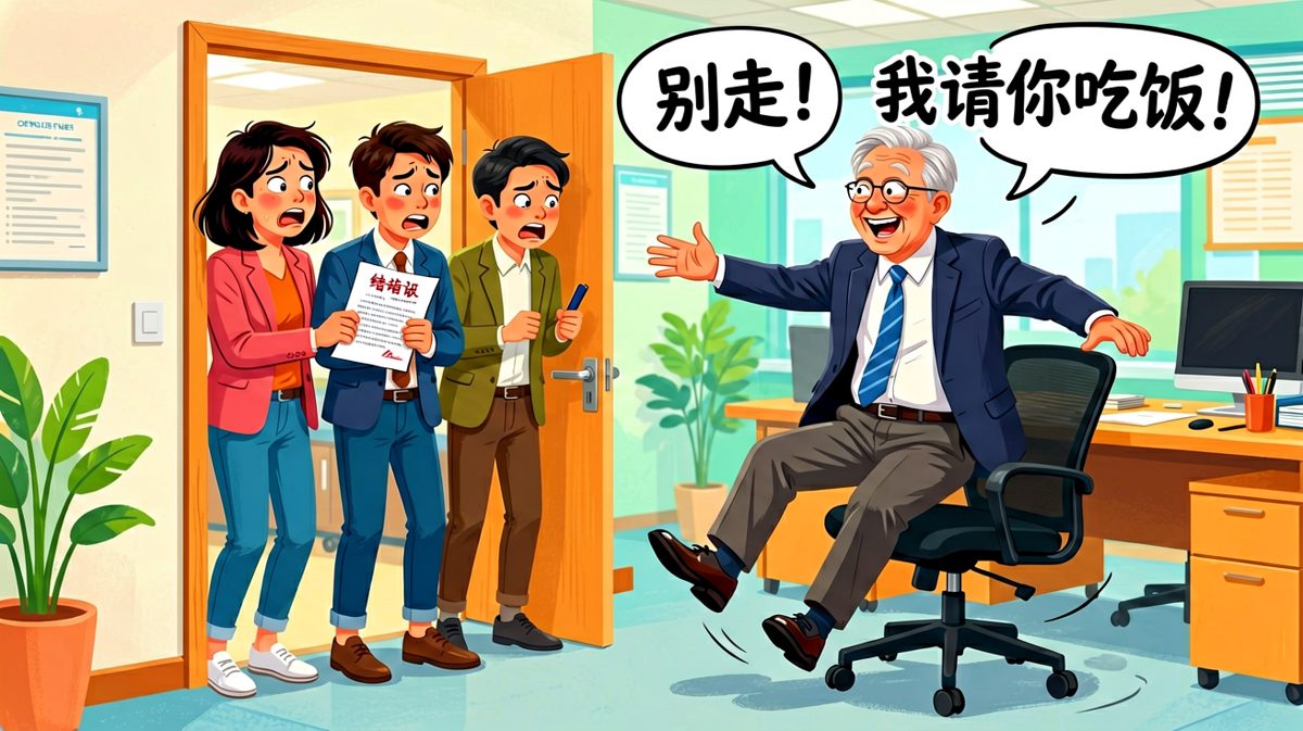 员工刚说要离职，老板比他还慌。