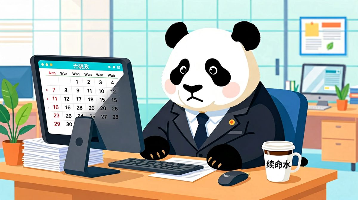 周一早晨的打工人，灵魂还在床上没来