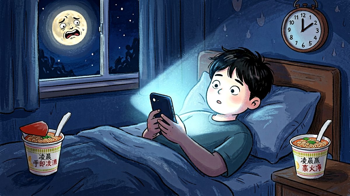 睡不着不是失眠，是在跟黑夜谈恋爱
