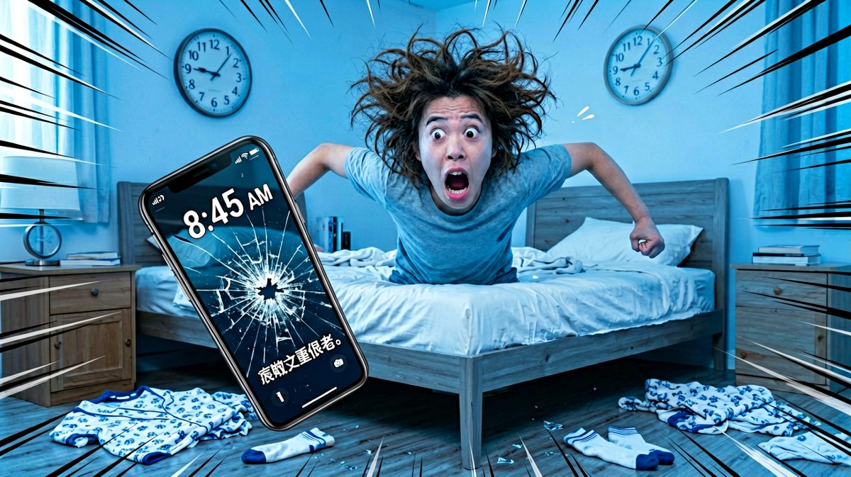 猛然惊醒！怎么已经快九点了？！