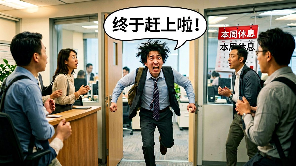 冲到公司才发现……今天明明是周日啊！！！