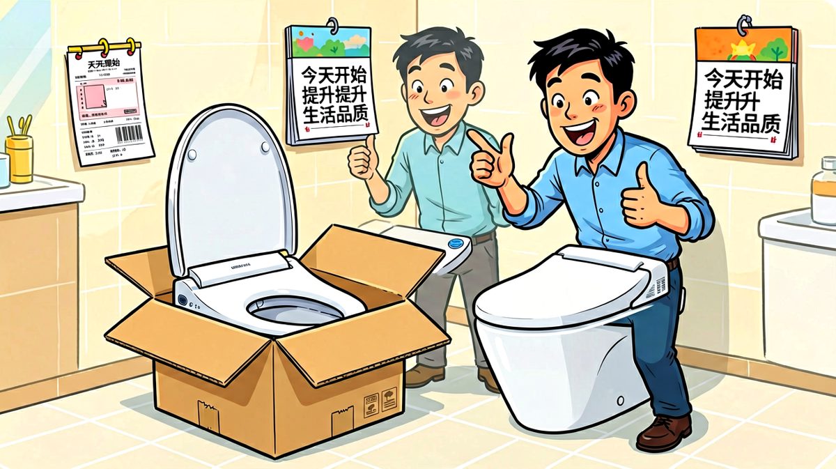 开箱新马桶，期待值拉满