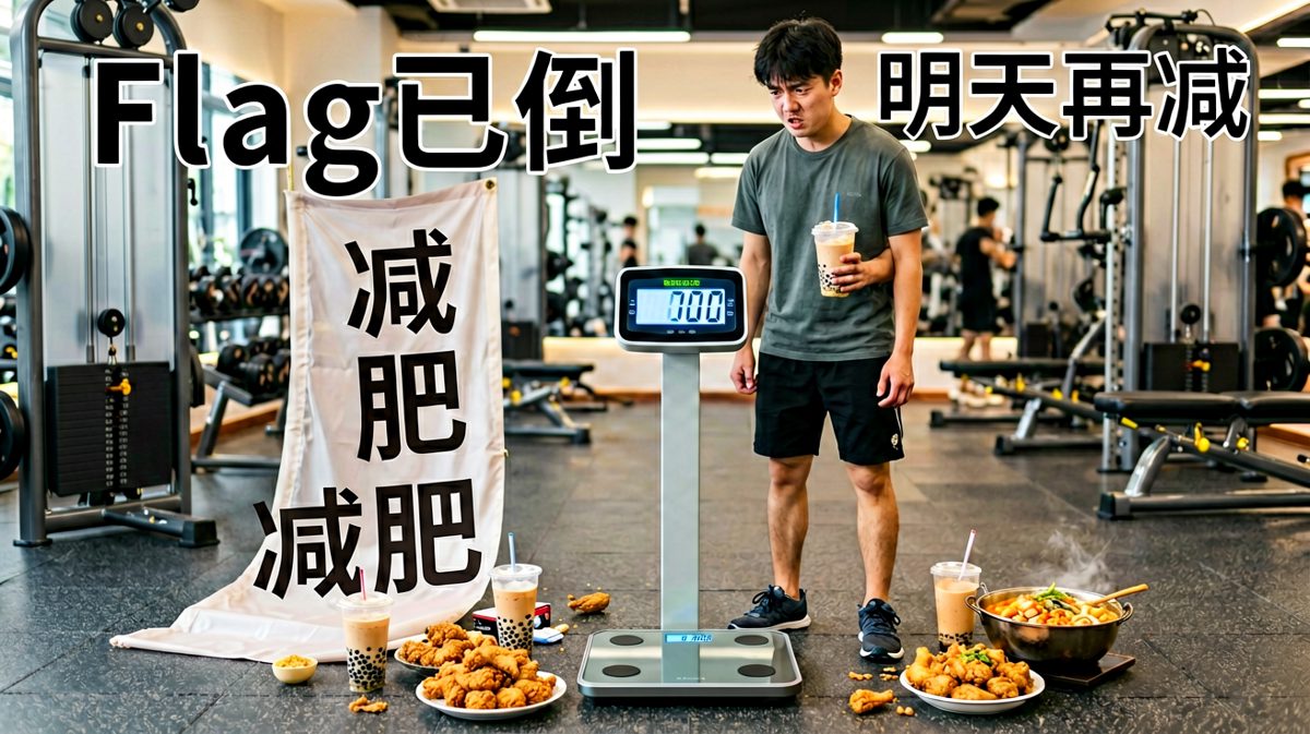 减肥Flag立得有多高，倒得就有多快
