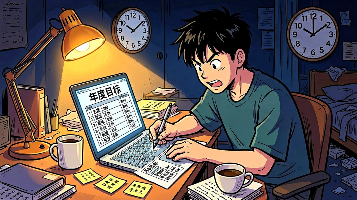 深夜立下豪言壮语：今年一定要成功！