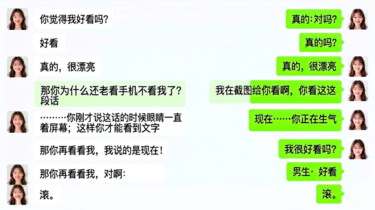 夸她好看也有错？