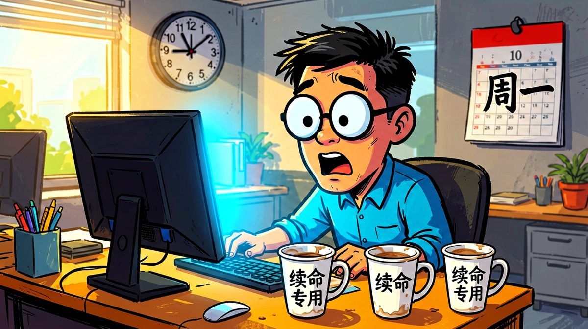 周一早上的我：人还在，魂已经离家出走了