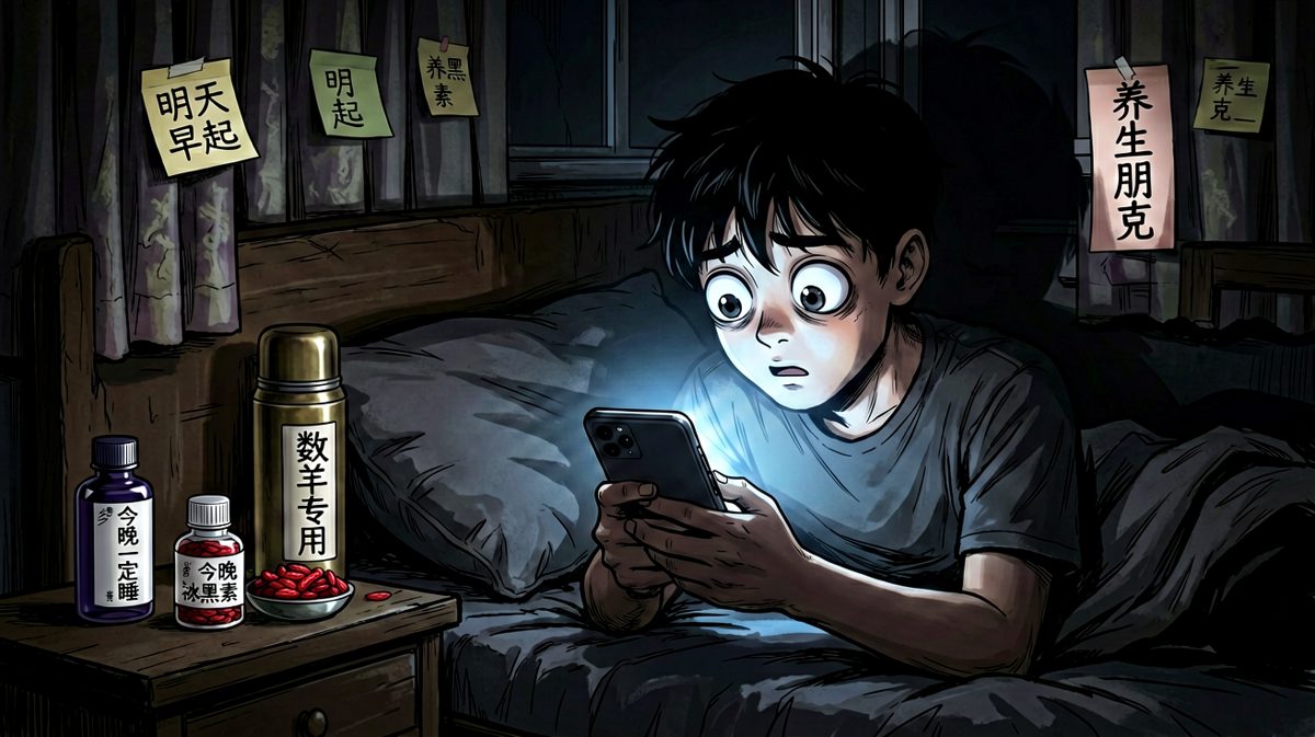嘴上说晚安，手指仍在划